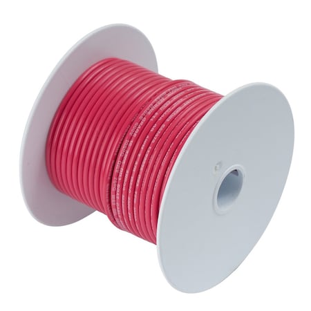 Red 6 AWG Tinned Copper Wire - 50'